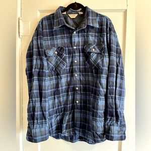 Vintage 100% Wool Cabela’s Button Down - Blue - 2XL Tall
